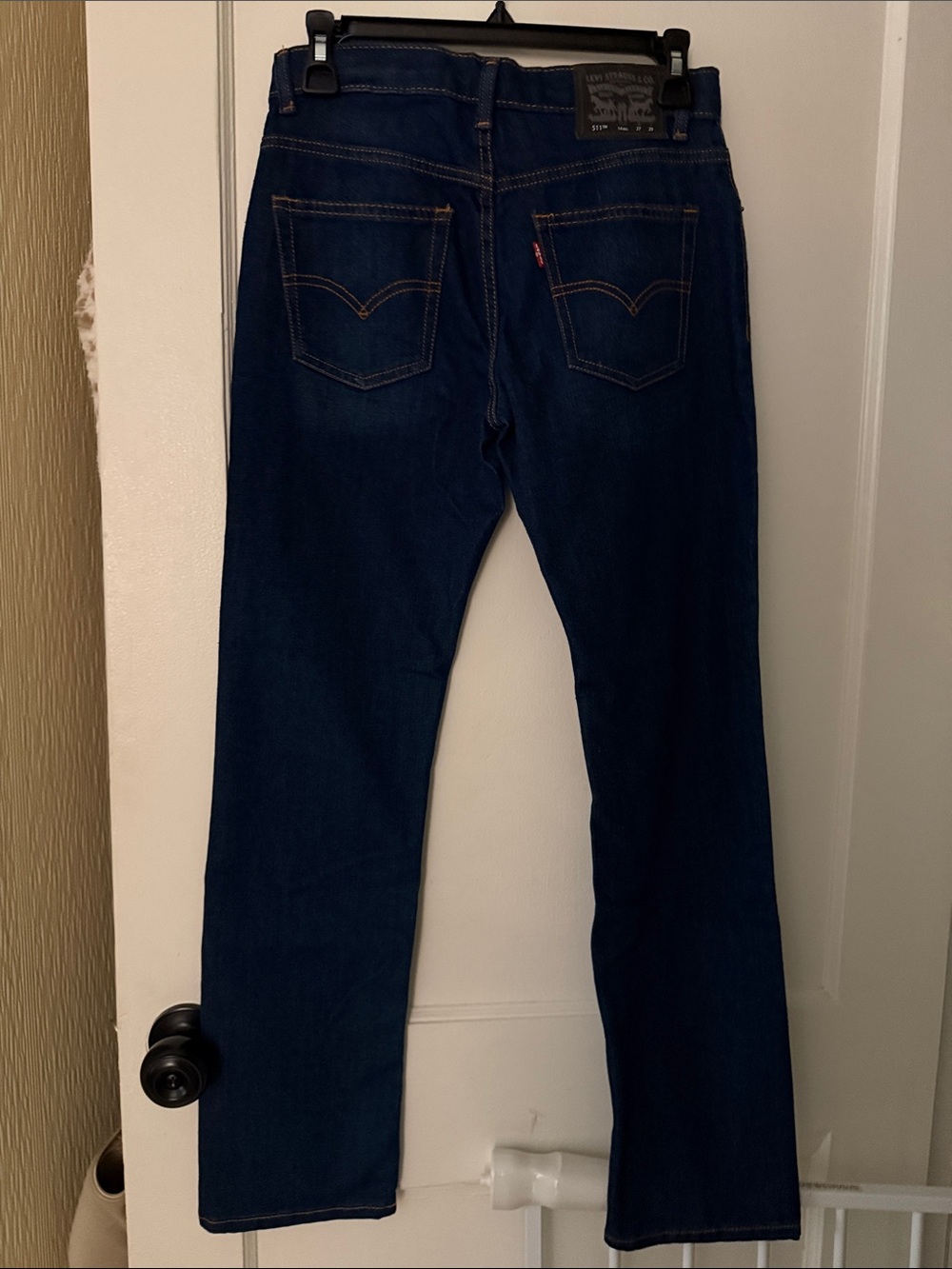 Levi's Kids Dark Blue Straight Jeans